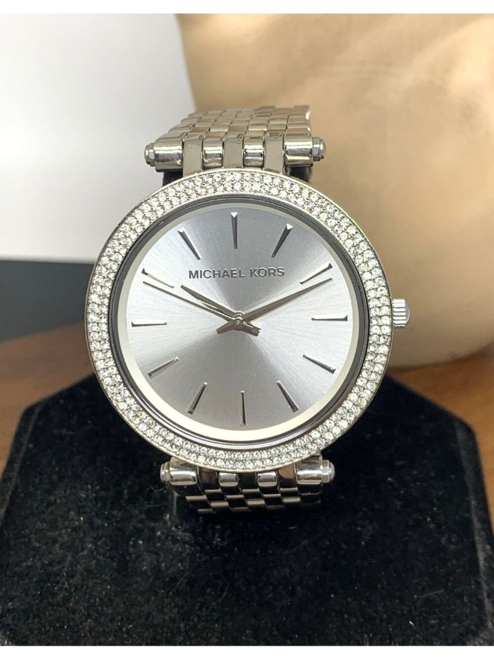 Michael Kors Women's Watch MK3190 Darci Quartz Silver Tone Stainless Steel Glitz